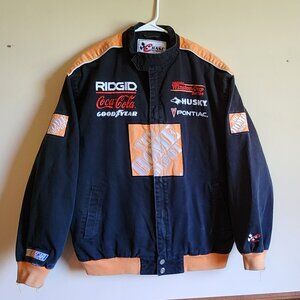 Home Depot Winston Cup NASCAR Jacket Racing Chase Goodyear Coke Husky Size Large